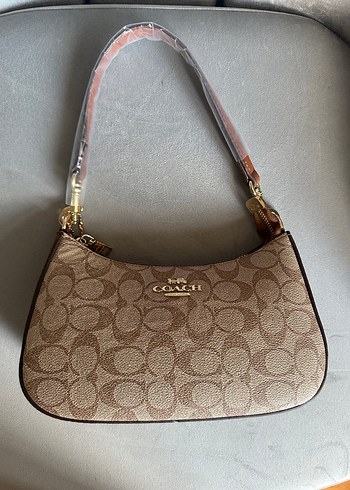  Beden Coach taba renk Zincir Detaylı Kadın Çanta
