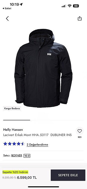 Helly Hansen yağmurluk