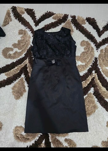 Trendyol & Milla siyah saten elbise