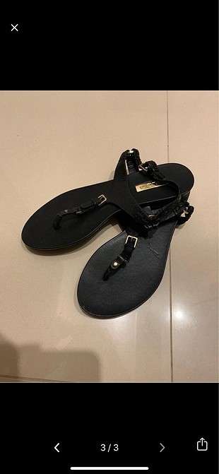 Aldo siyah sandalet