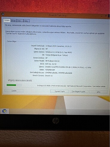 Beden HP PROBOOK İ5 İŞLEMCİLİ SSD Lİ LAPTOP ????
