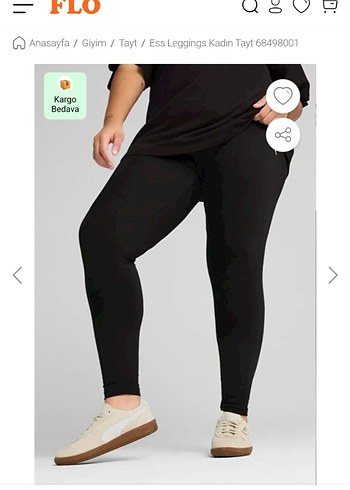 Puma XS beden Siyah Kadın Tayt - Görsel 2