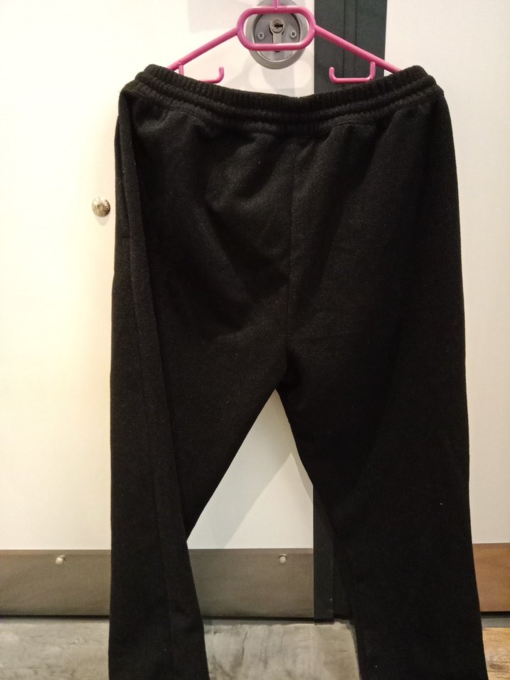 Reebok M beden Siyah Erkek Spor Rahat Kesim Eşofman Altı polar - Görsel 2