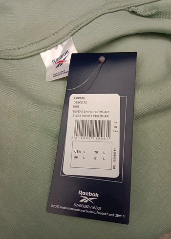 Reebok L beden  Erkek Regular Fit Eşofman üstü - Görsel 2