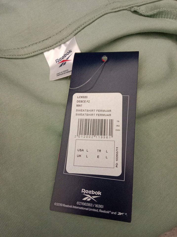 Reebok L beden  Erkek Regular Fit Eşofman üstü - Görsel 2