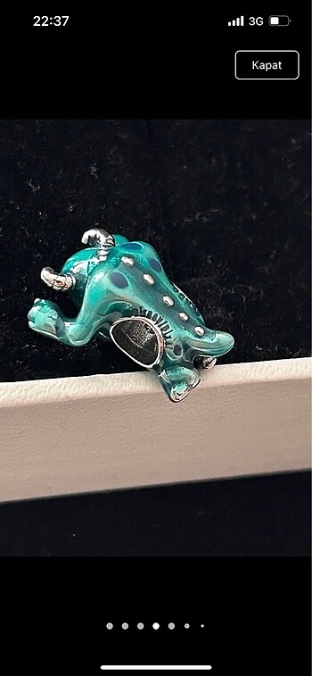  Beden gri Renk Pandora sulley Charm