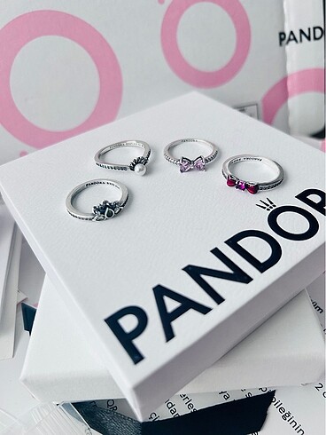 Beden gri Renk Pandora ariel yüzük