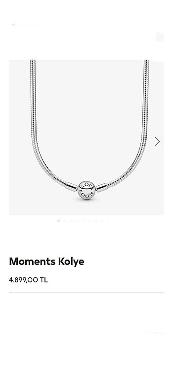 Pandora Moments kolye