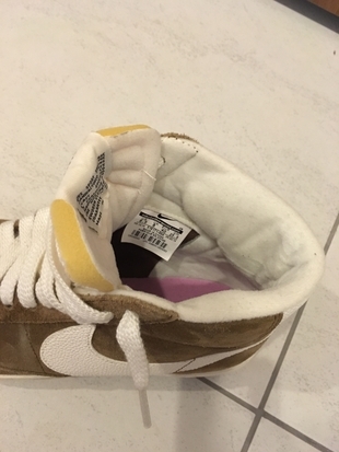 38 Beden turuncu Renk Nike BLAZER Mid Bayan ayakkabı Hardal