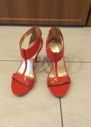Nine West açık yazlık ayakkabı Mercan rengi