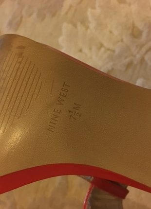 Nine West Nine West açık yazlık ayakkabı Mercan rengi
