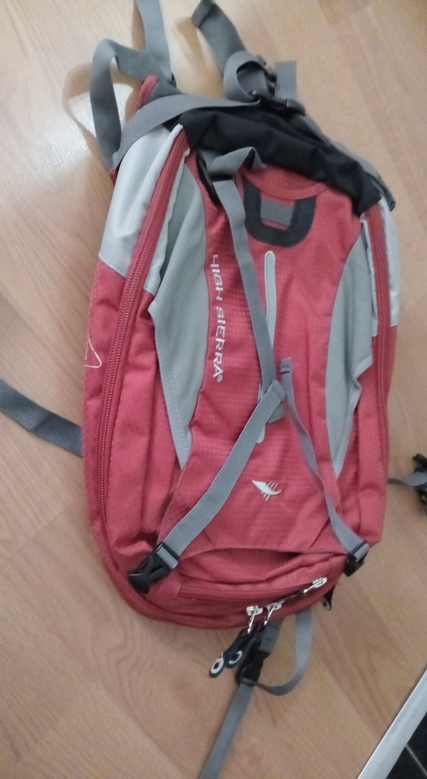 Kırmızı Gri Çocuk Okul Çantası - Görsel 2