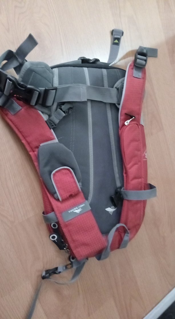 Kırmızı Gri Çocuk Okul Çantası - Görsel 3