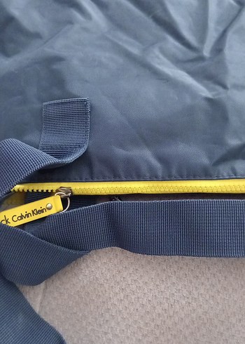 Calvin Klein Erkek Lacivert Baskılı Omuz Çantası
