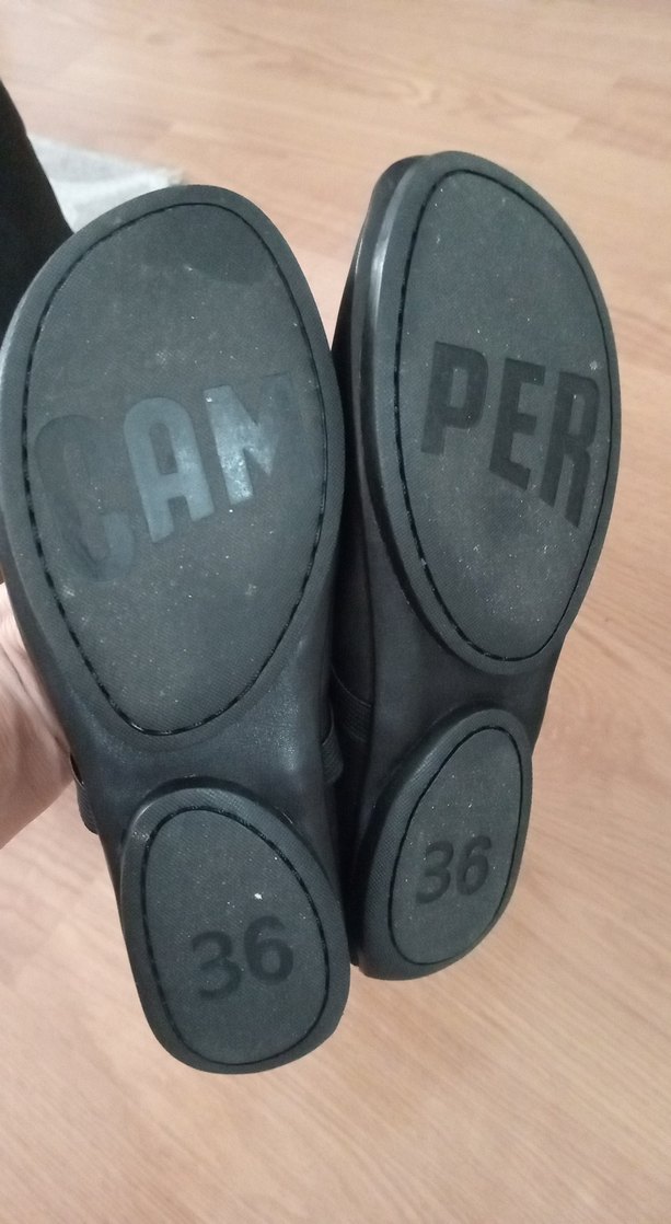 Siyah Tokalı Kadın Düz Ayakkabı - Görsel 5