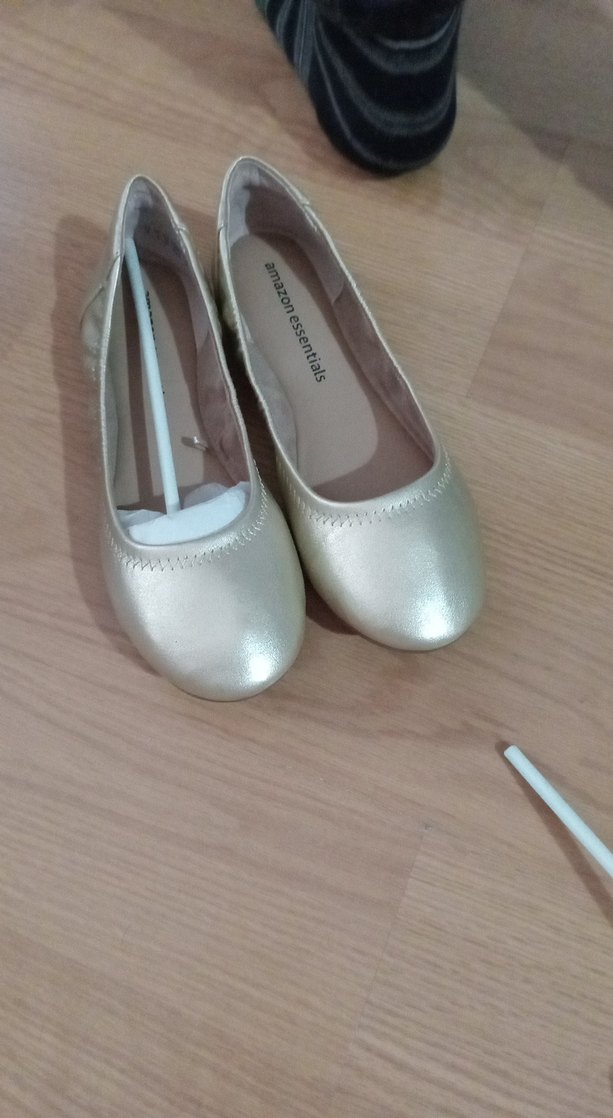 Bej Kadın Dolgu Topuklu Düz Ayakkabı - Görsel 4