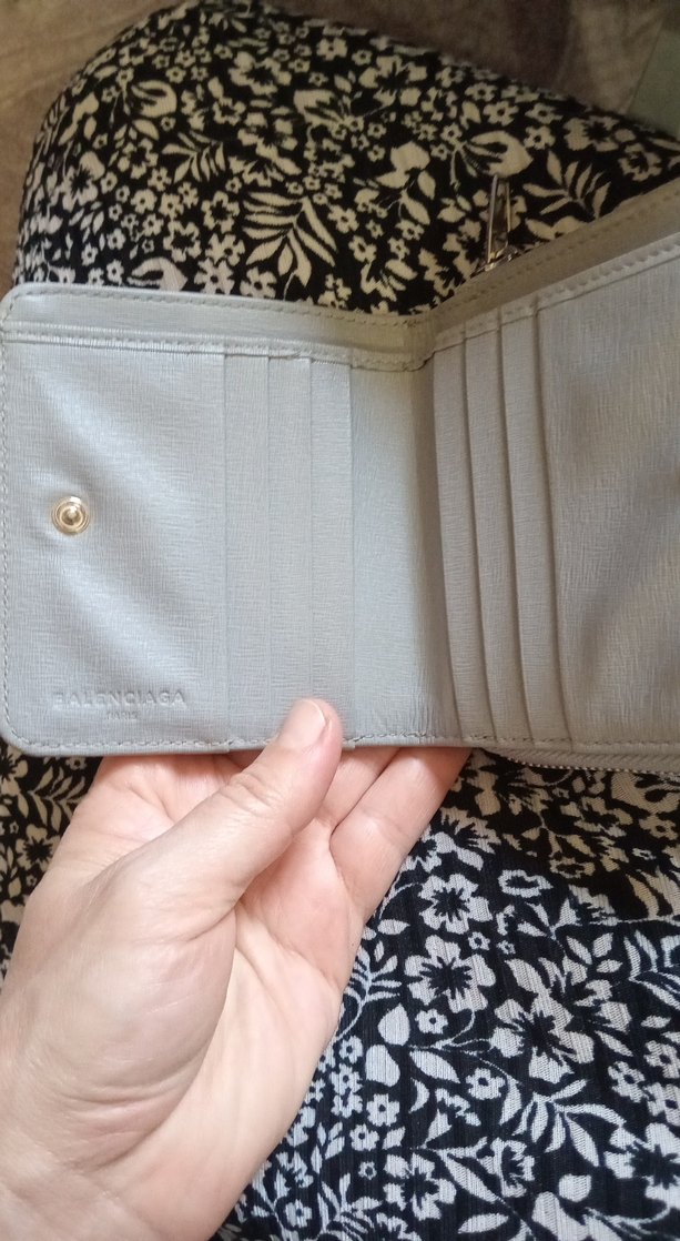 Gri Deri Kadın Cüzdanı Fermuarlı - Görsel 3