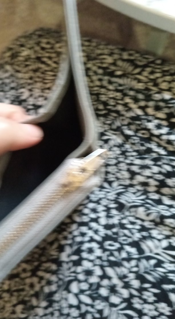 Gri Deri Kadın Cüzdanı Fermuarlı - Görsel 4