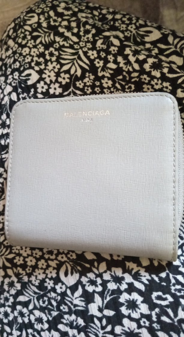 Gri Deri Kadın Cüzdanı Fermuarlı - Görsel 2