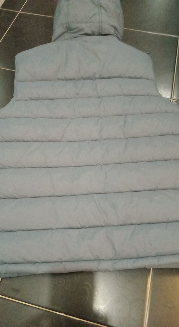 Mavi Gri Fermuarlı Kadın Ceket XL - Görsel 4