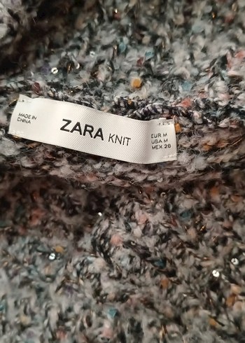 Kadın Gri Uzun Triko Hırka - Görsel 6