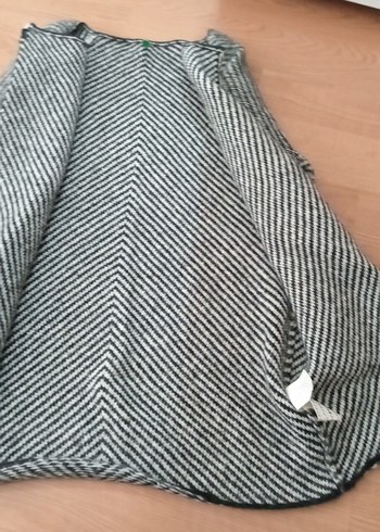 Gri Midi Örgü Hamile Hırkası - Görsel 5