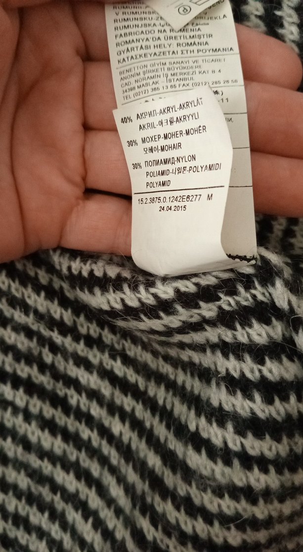 Gri Midi Örgü Hamile Hırkası - Görsel 4