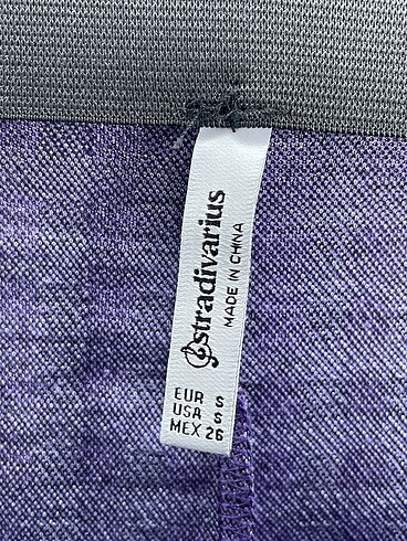 s Beden mor Renk Stradivarius Mini Etek %70 İndirimli.