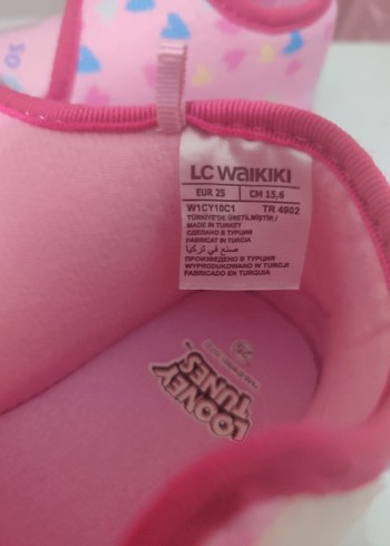 Kız Çocuk Pembe Baskılı Sıcak Terlik - Görsel 5