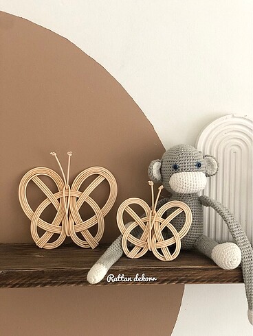 Rattan kelebek 2?li