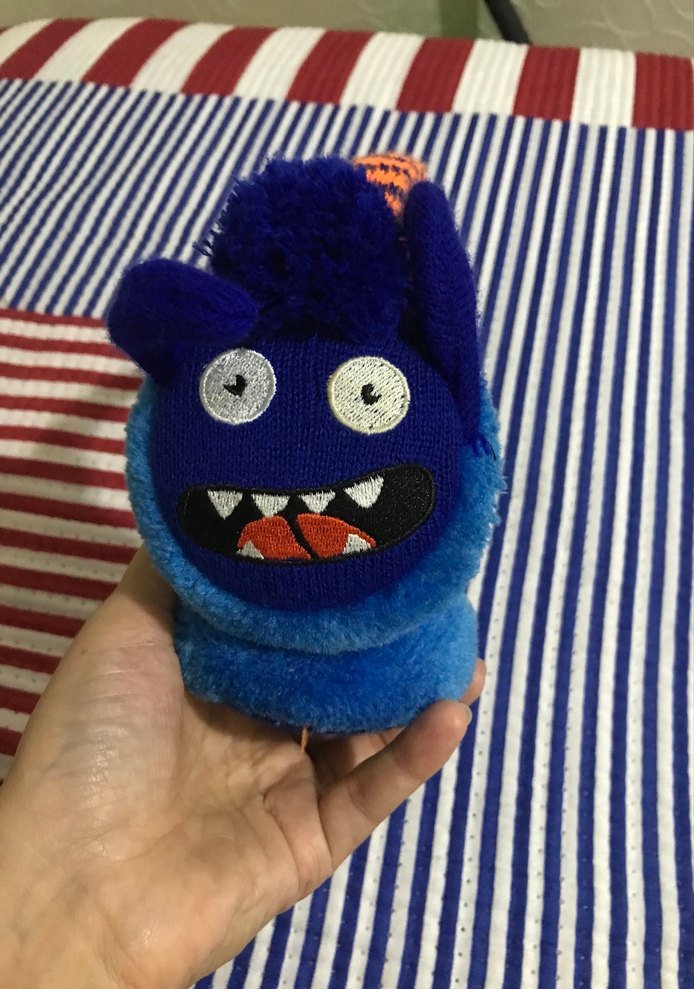 Renkli Peluş Kulaklık - Görsel 2