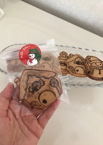 Yılbaşı Temalı Zencefilli Kurabiye Seti - Görsel 4