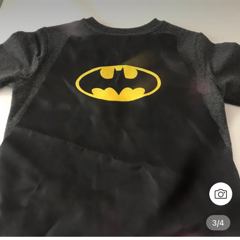 Erkek Çocuk Batman Baskılı Sweatshirt - Görsel 3