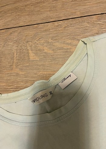 Kız Çocuk Baskılı Gri T-shirt - Görsel 7