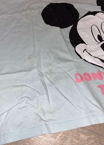 Kız Çocuk Baskılı Gri T-shirt - Görsel 3