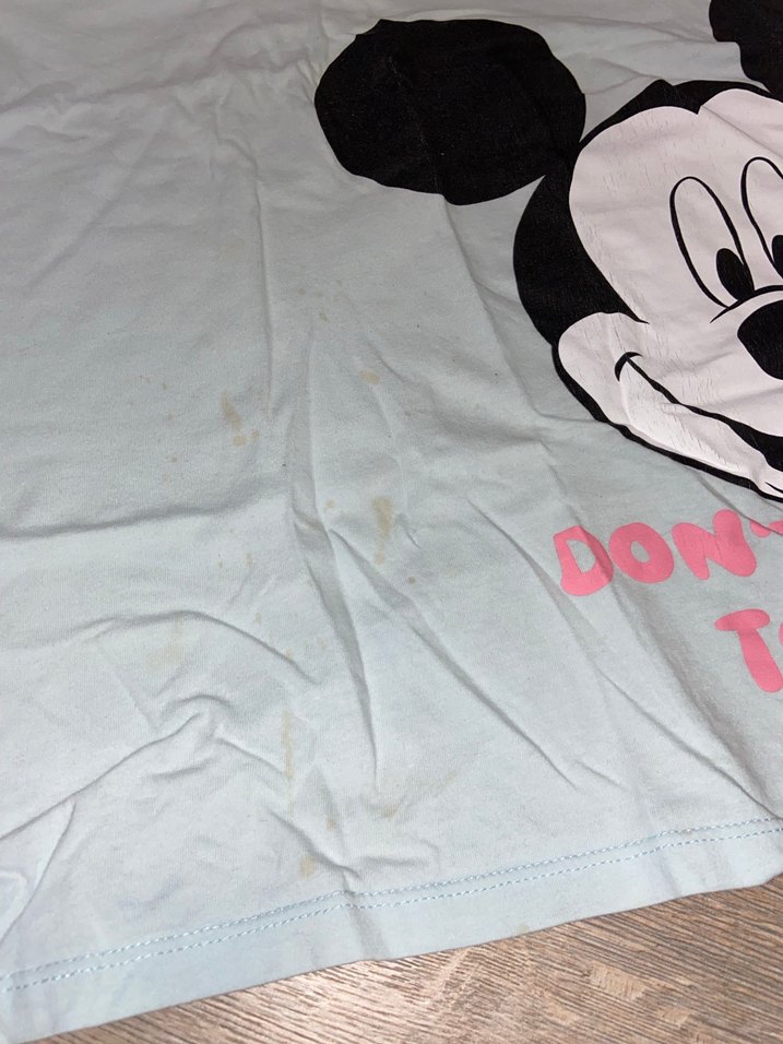 Kız Çocuk Baskılı Gri T-shirt - Görsel 3