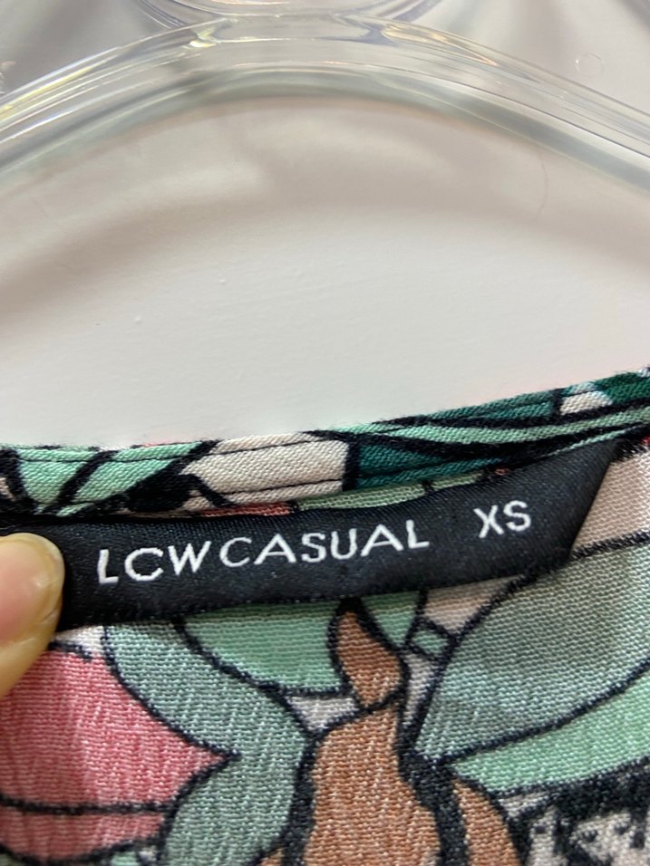 Renkli Bohem V Yaka Uzun Elbise - Görsel 2