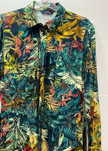 Bohem Çok Renkli Uzun Kollu Uzun Elbise - Görsel 5