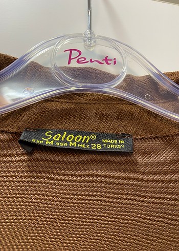 Düğmeli Kahverengi Süet Kadın Gömlek - Görsel 5