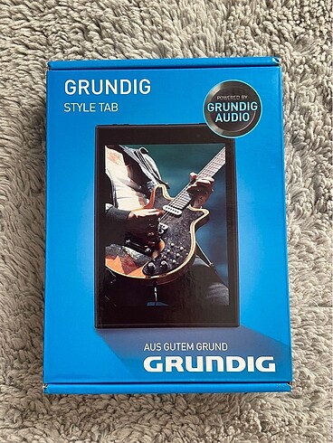 Grundig tablet ekranı