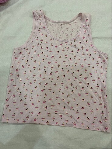 kız çocuk pembe fanila - Görsel 8