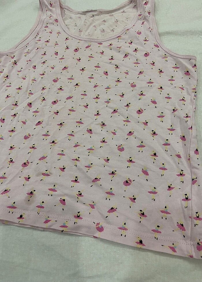 kız çocuk pembe fanila - Görsel 2