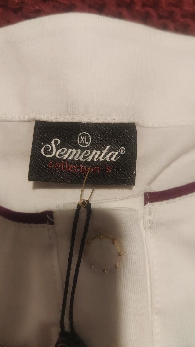 Nakışlı Beyaz Uzun Kollu Bohem Bluz - Görsel 4