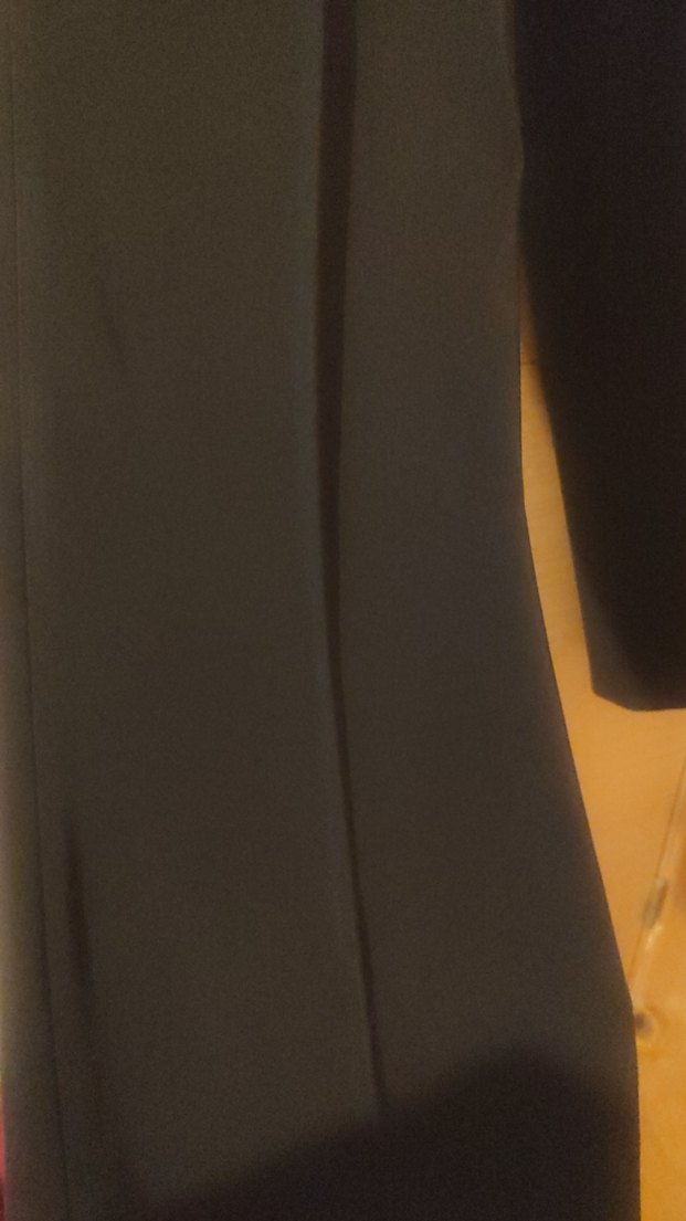 Siyah Kadın Midi Kumaş Pantolon - Görsel 2