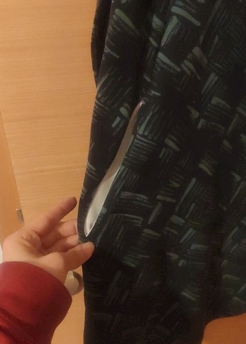 Kadın Siyah Midi Uzun Kollu Tunik - Görsel 2