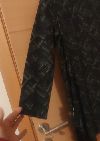 Kadın Siyah Midi Uzun Kollu Tunik - Görsel 3