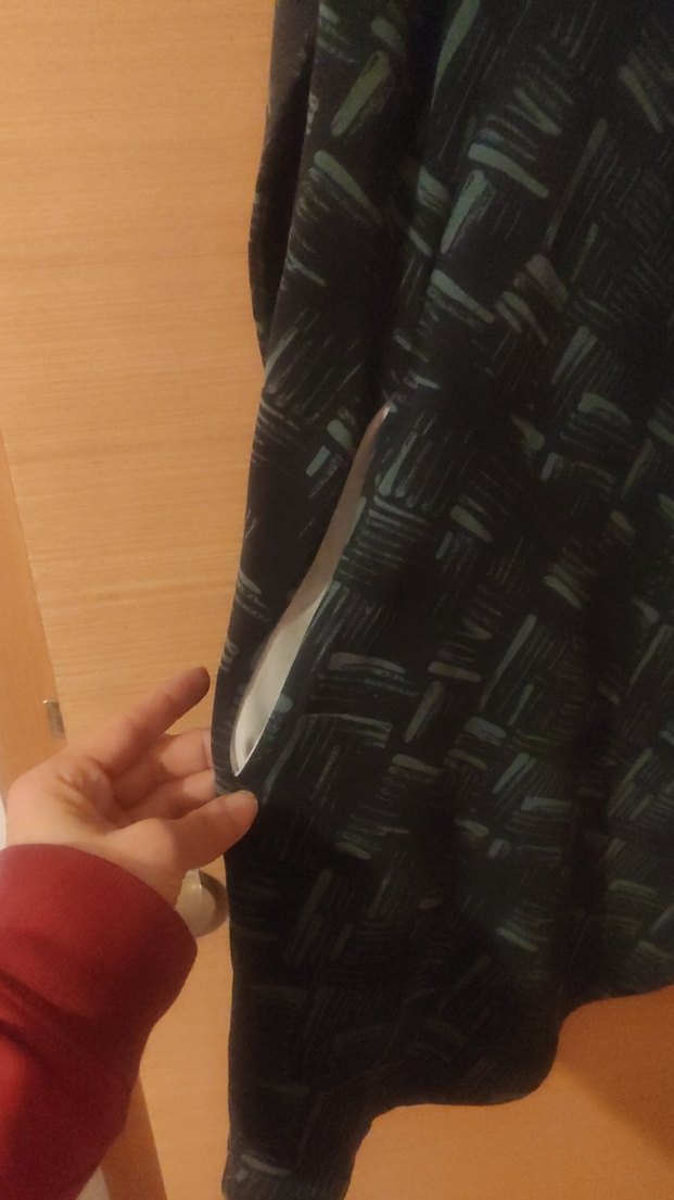 Kadın Siyah Midi Uzun Kollu Tunik - Görsel 2