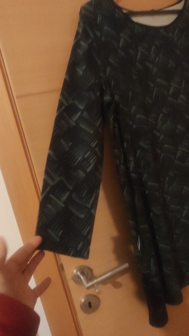 Kadın Siyah Midi Uzun Kollu Tunik - Görsel 3