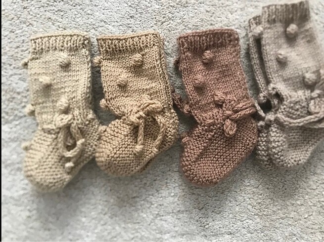 El Örgüsü Bebek Patikleri - Görsel 2