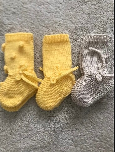 El Örgüsü Bebek Patikleri - Görsel 3
